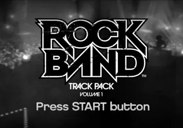 Rock Band - Track Pack Volume 1 screen shot title